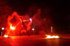 Фаер шоу на день рождения Челябинск